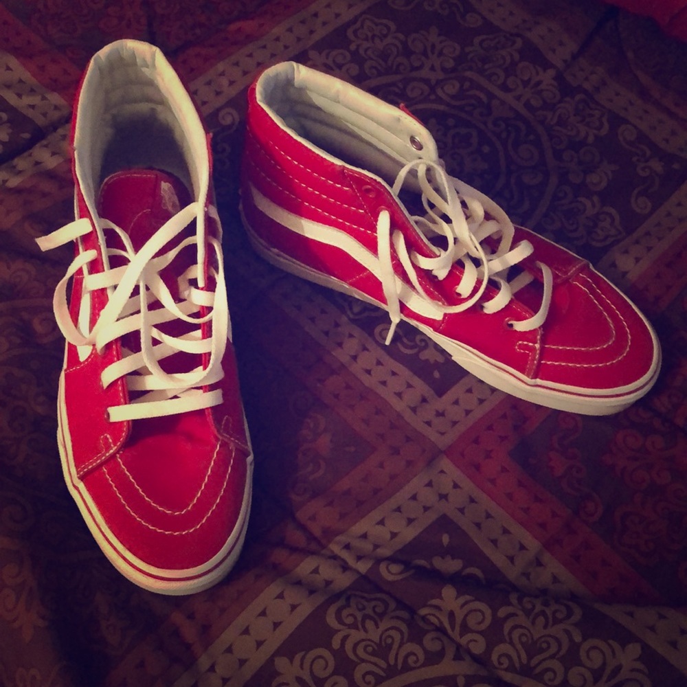 Red High Top Vans
